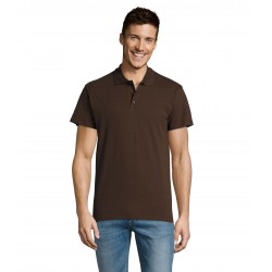 POLO 100% ALGODON MARRON